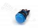 Push button Arcade/Joystick transparent blue with lighting 24.2mm